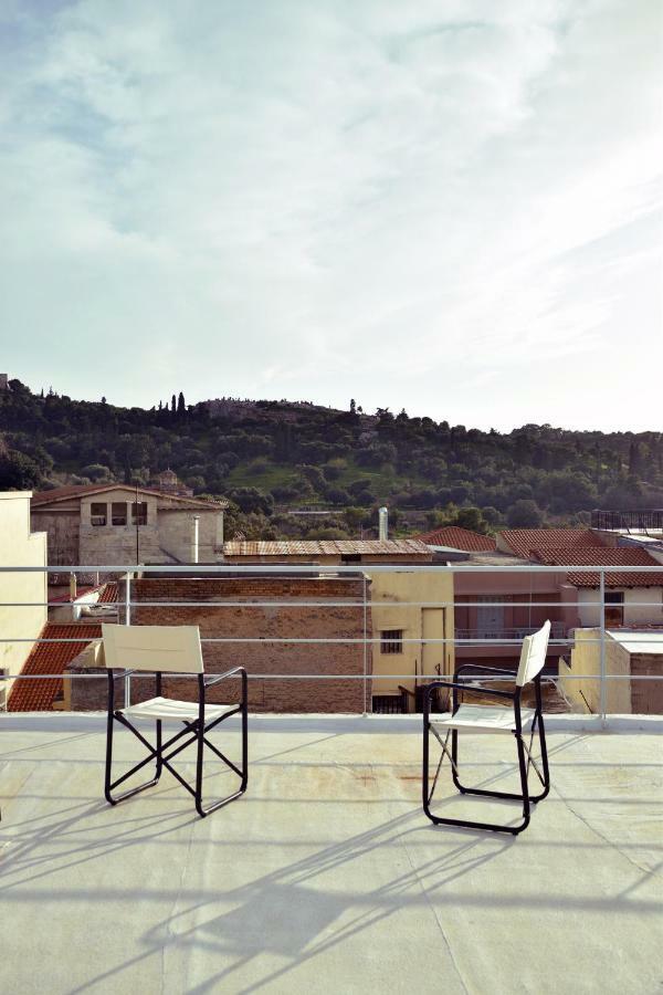 Apartment With Rooftop Terrace & Acropolis View Aten Exteriör bild