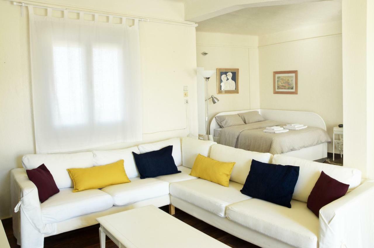 Apartment With Rooftop Terrace & Acropolis View Aten Exteriör bild